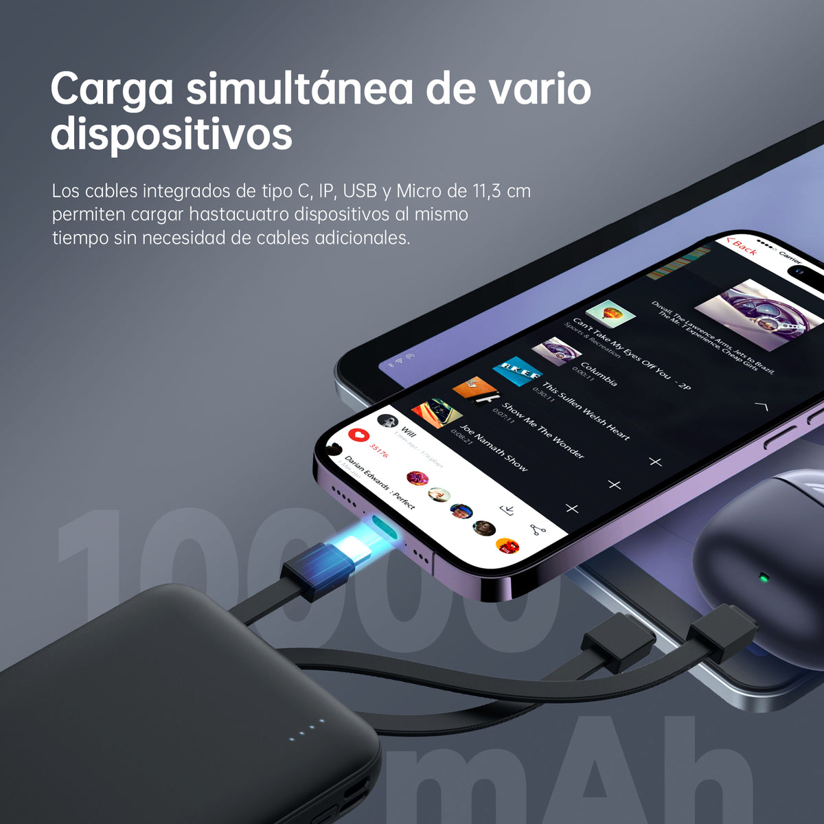 Power Bank G-Tide P1 – vista 3